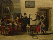 Itinerant Entertainers in a Brothel